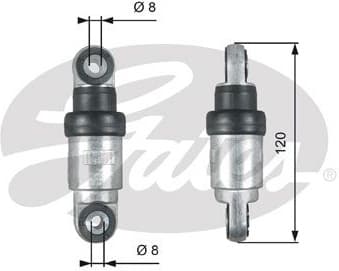 Vibration Damper, V-ribbed belt DriveAlign™ T39215