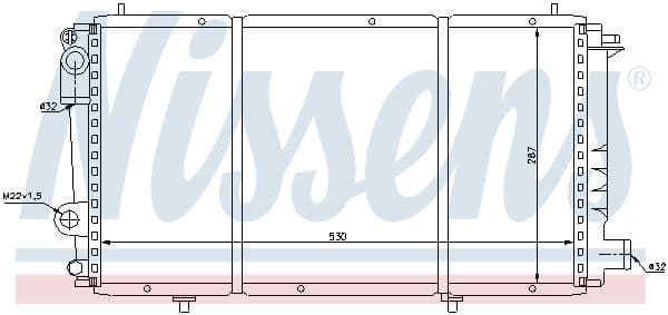 Radiator, engine cooling 61337 - image 2