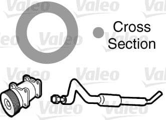 Gasket, coolant pipe 508995
