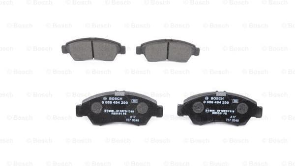 Brake Pad Set, disc brake 0986494299 - image 3