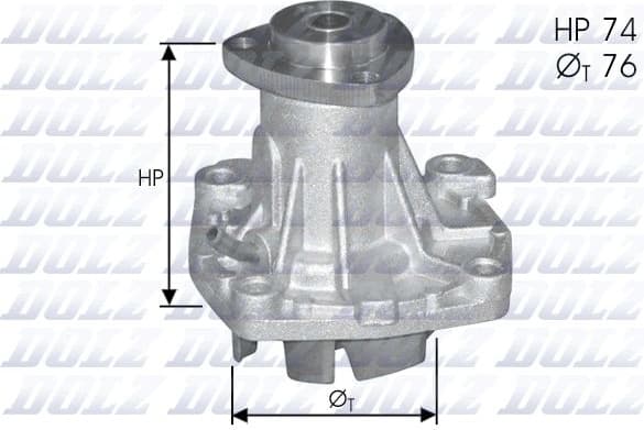 Water Pump, engine cooling A341ST