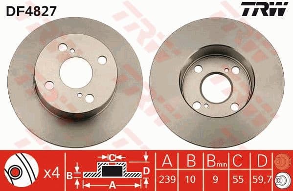Brake Disc DF4827