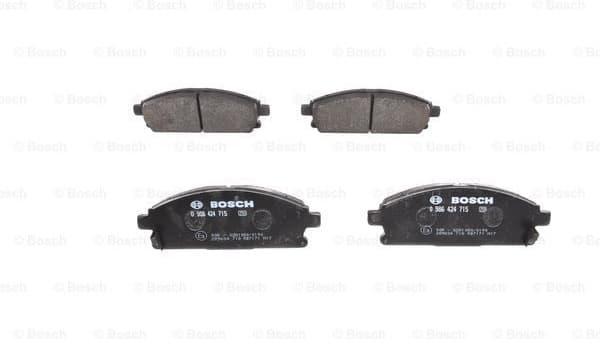 Brake Pad Set, disc brake 0986424715