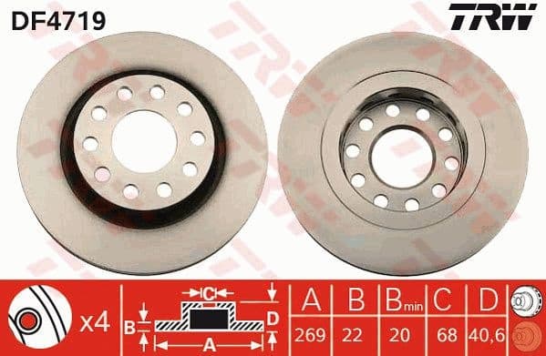 Brake Disc DF4719