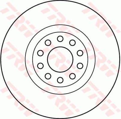 Brake Disc TRW SINGLE DF6060S - image 2