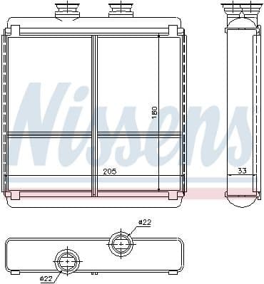 Heat Exchanger, interior heating 72042 - image 2