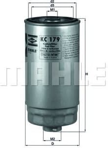 Filter diesel fuel KC179 - image 2