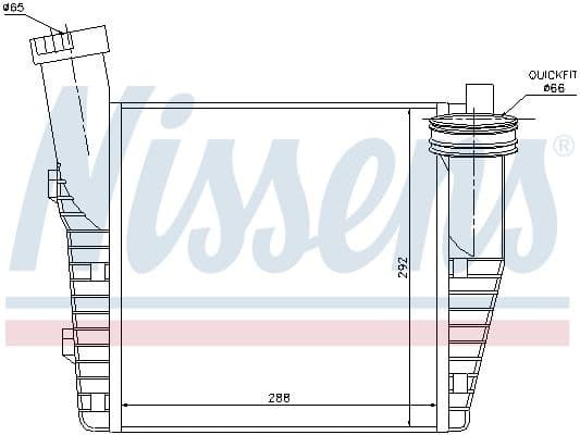 Charge Air Cooler ** FIRST FIT ** 96688