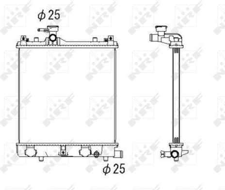 Radiator, engine cooling 53430 - image 2