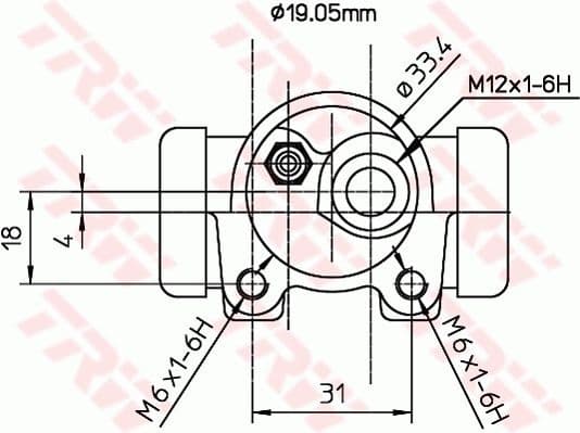 Wheel Brake Cylinder BWD129 - image 2