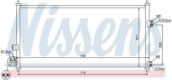 Condenser, air conditioning ** FIRST FIT ** 94889