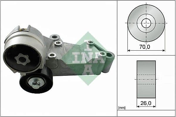 Belt Tensioner, V-ribbed belt 534014610