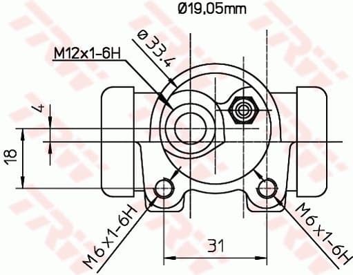 Wheel Brake Cylinder BWD130