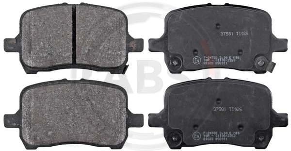 Brake Pad Set, disc brake 37581