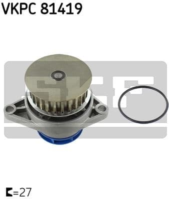 Water Pump, engine cooling VKPC 81419