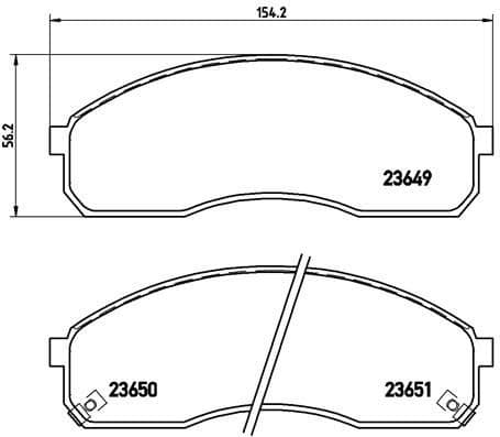 Brake Pad Set, disc brake PRIME LINE P30012