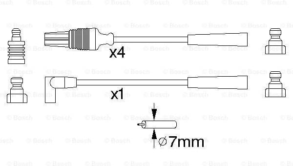 Ignition Cable Kit 0986356889 - image 5