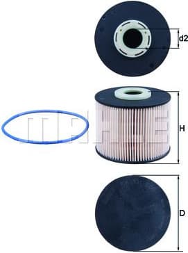 Filter diesel fuel KX331D