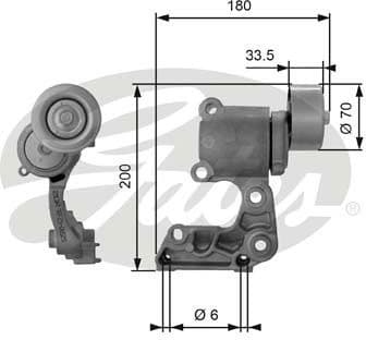 Tensioner belt T38410