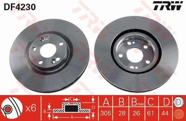 Brake Disc DF4230
