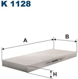Filter, cabin air K1128