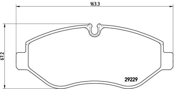 Brake Pad Set, disc brake PRIME LINE PA6026