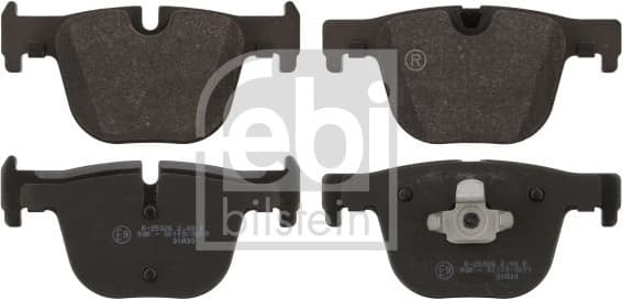 Brake Pad Set, disc brake 16867