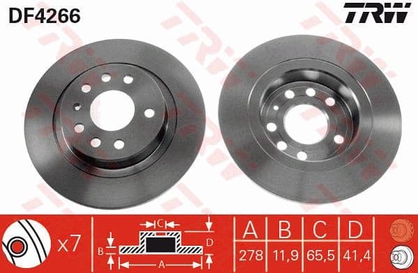 Brake Disc DF4266