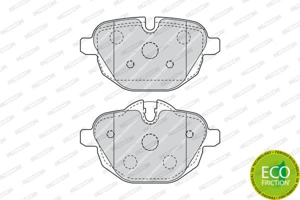 Brake pads rear, Top Quality FDB4376 - image 2