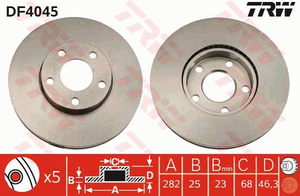 Brake Disc DF4045