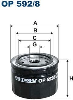 Oil Filter OP592/8