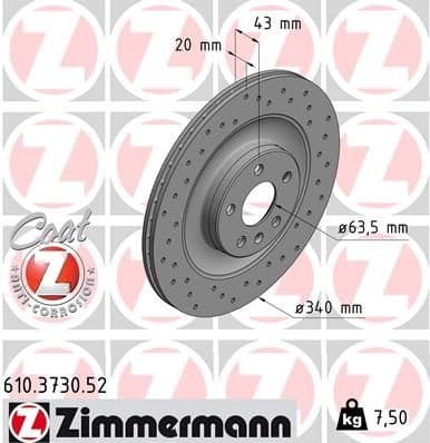 Brake Disc SPORT BRAKE DISC Z 610.3730.52