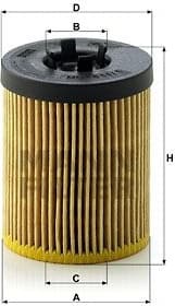 Oil Filter HU611/1X