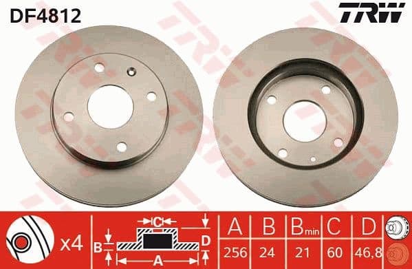 Brake Disc DF4812