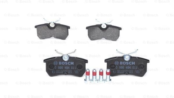 Brake Pad Set, disc brake 0986494011