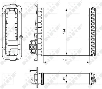 Heat Exchanger, interior heating EASY FIT 54284 - image 2