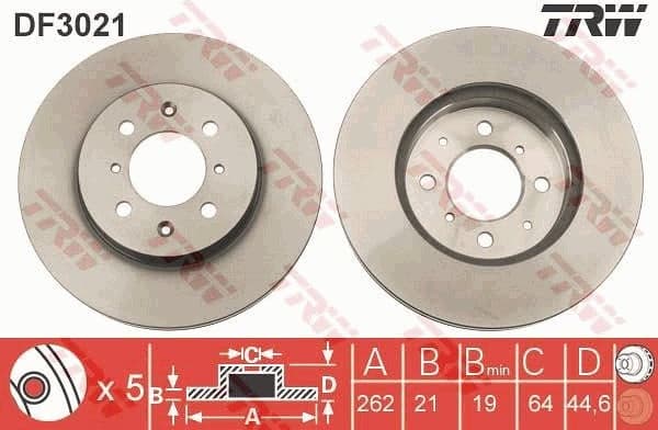 Brake Disc DF3021