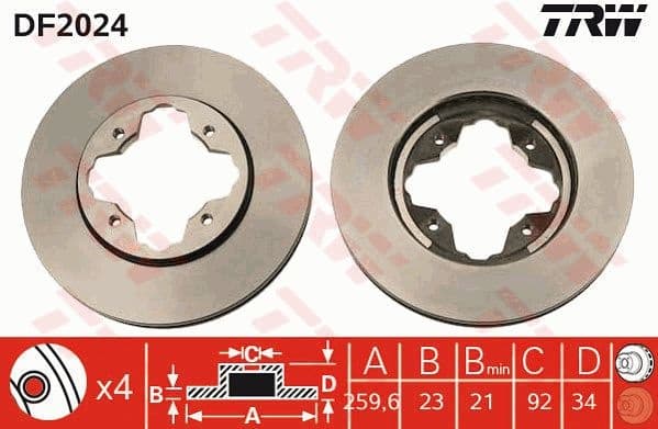Brake Disc DF2024
