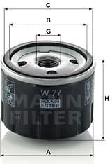 Oil Filter W77