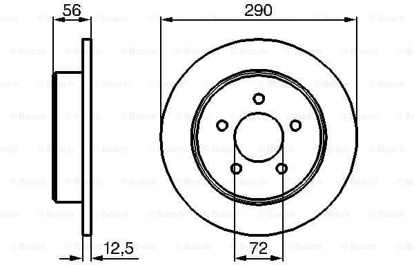 Brake Disc 0986479102 - image 5