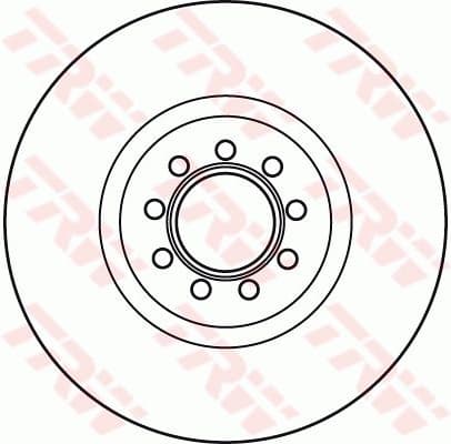 Brake Disc TRW SINGLE DF4984S - image 2
