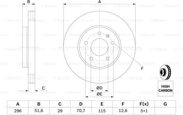 Brake Disc 0986479267 - image 5