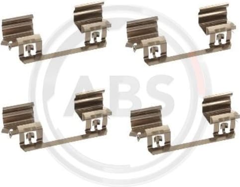 Accessory Kit, disc brake pad 1234Q