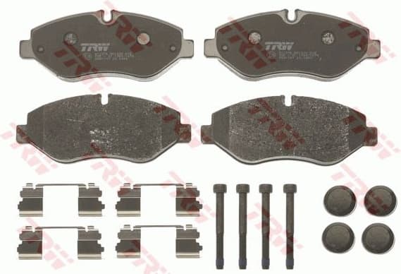 Brake Pad Set, disc brake COTEC GDB1747 - image 2