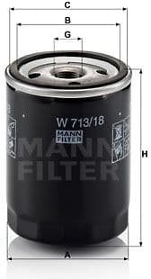 Oil Filter W713/18