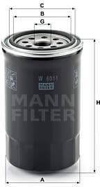 Oil Filter W8011