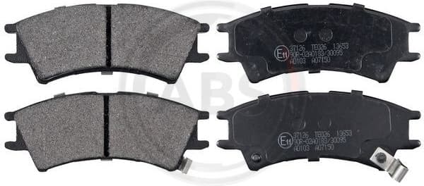 Brake Pad Set, disc brake 37126