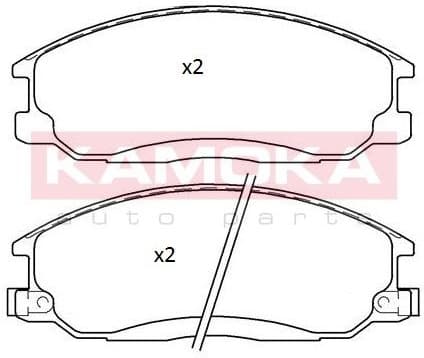 Brake Pad Set, disc brake JQ101163