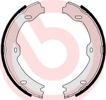 Brake Shoe Set, parking brake ESSENTIAL LINE S50519