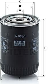 Oil Filter W933/1
